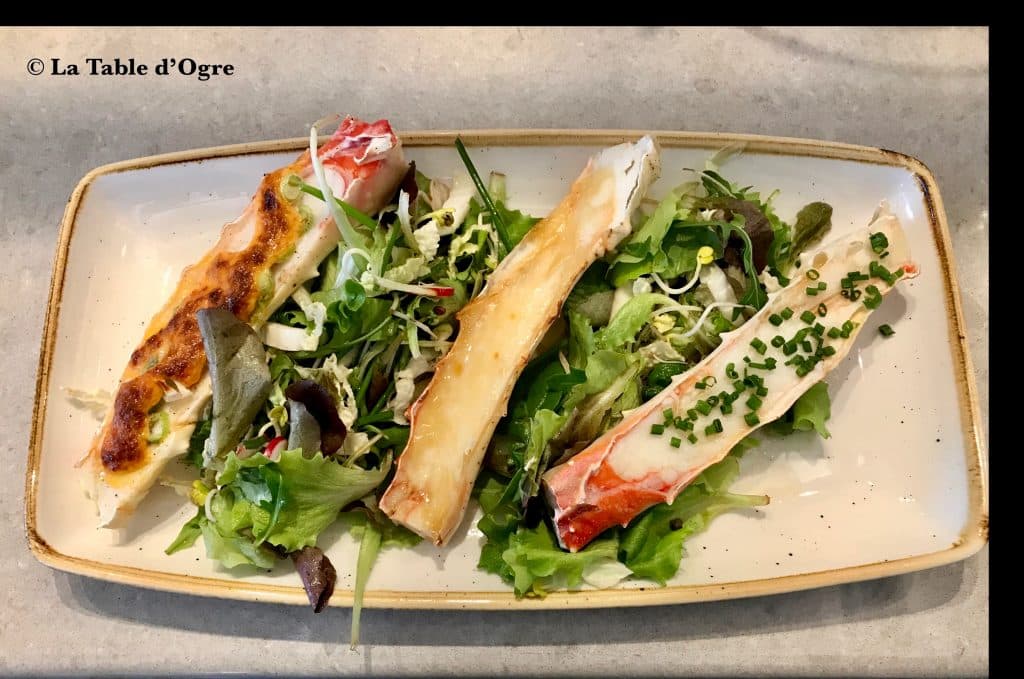 Crabe Royal Then I Say Bravo La Table D Ogre