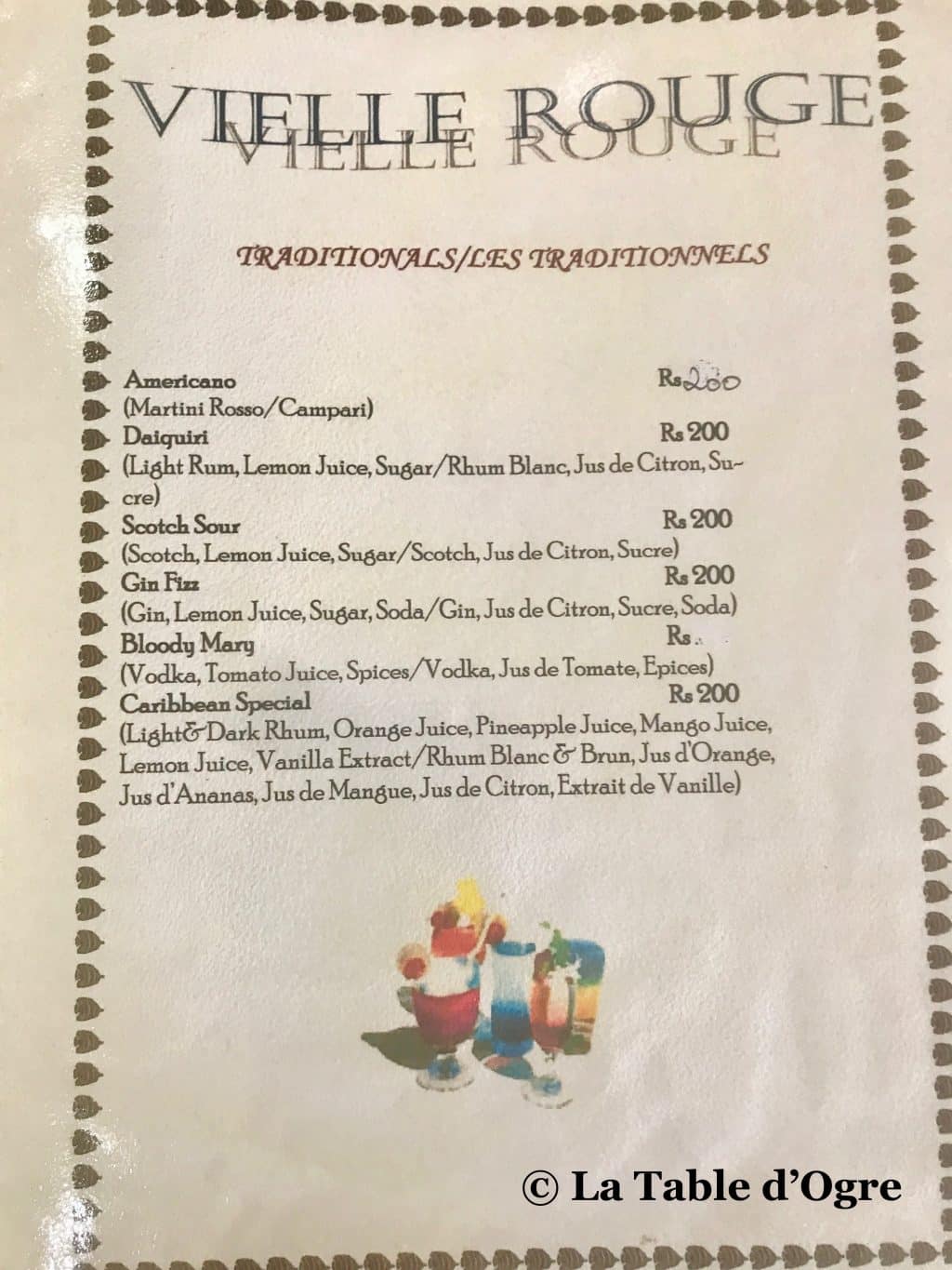 La Vieille Rouge Carte Aperitifs 2 La Table D Ogre