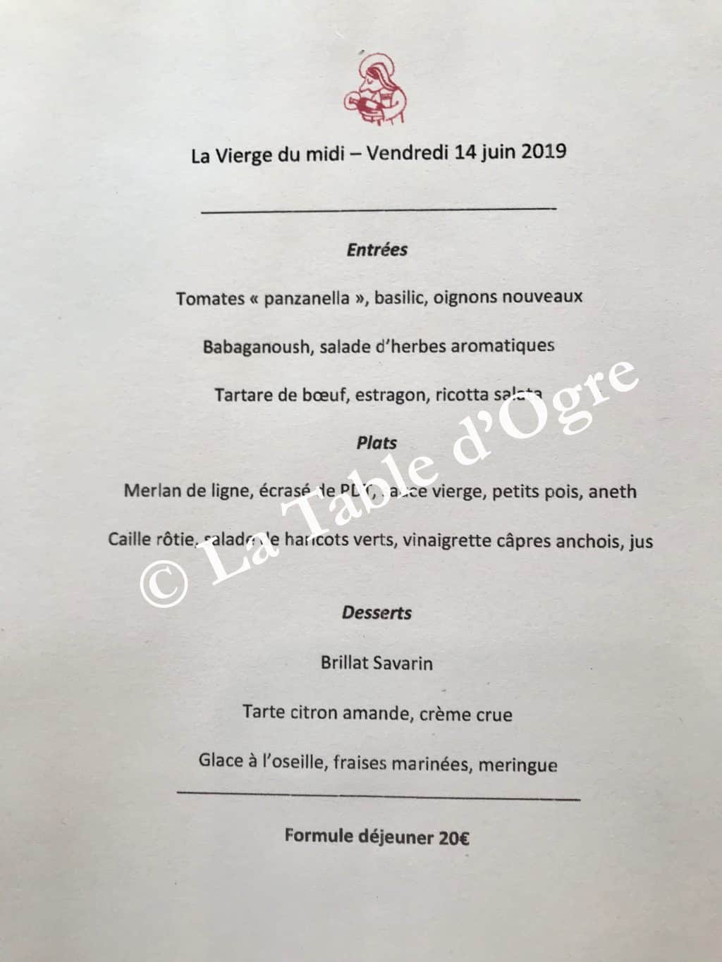 La Vierge De La Reunion Carte La Table D Ogre